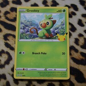 Grookey 8/25 Pokemon Card